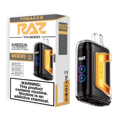 RAZ TN9000 - Tobacco | America's No.1 Online Vape Shop &ndash; Price Point NY