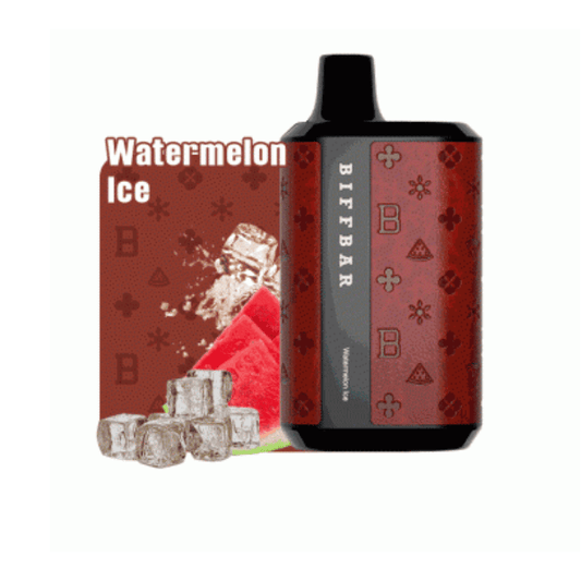 WATERMELON ICE BIFF BAR WITH WATERMELONS AND ICE CUBES IN THE BACKGROUND | PRICE POINT NY