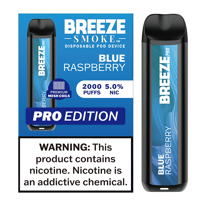 BREEZE PRO BLUE RASPBERRY DISPOSABLE DEVICE | PRICE POINT NY