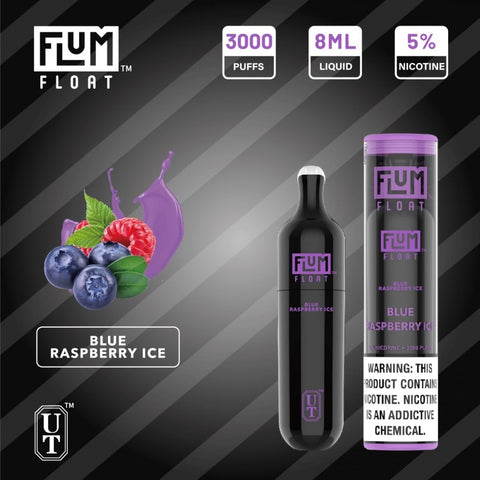 FLUM FLOAT BLUE RASPBERRY ICE 3000 PUFF DISPOSABLE - PRICE POINT NY