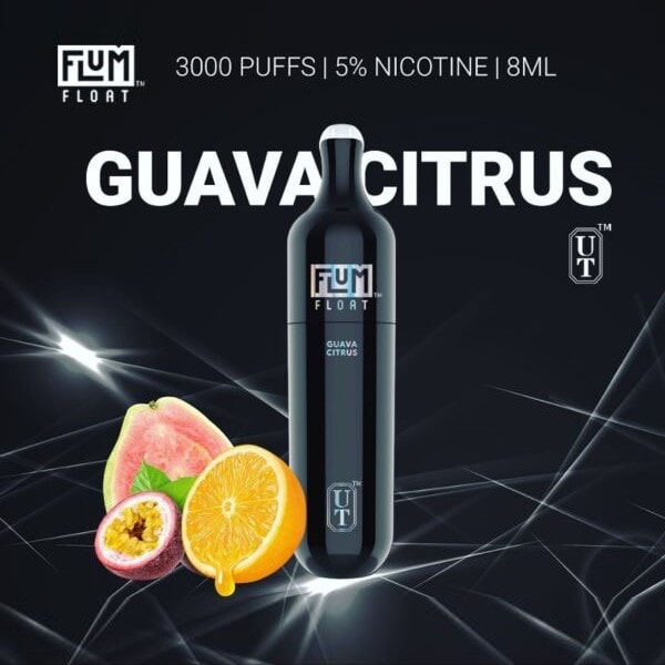 FLUM FLOAT GUAVA CITRUS 3000 PUFF DISPOSABLE - PRICE POINT NY