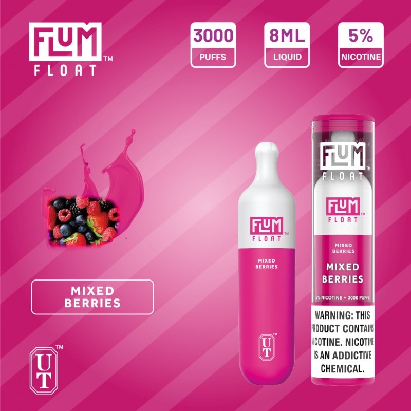 FLUM FLOAT MIXED BERRIES 3000 PUFF DISPOSABLE - PRICE POINT NY
