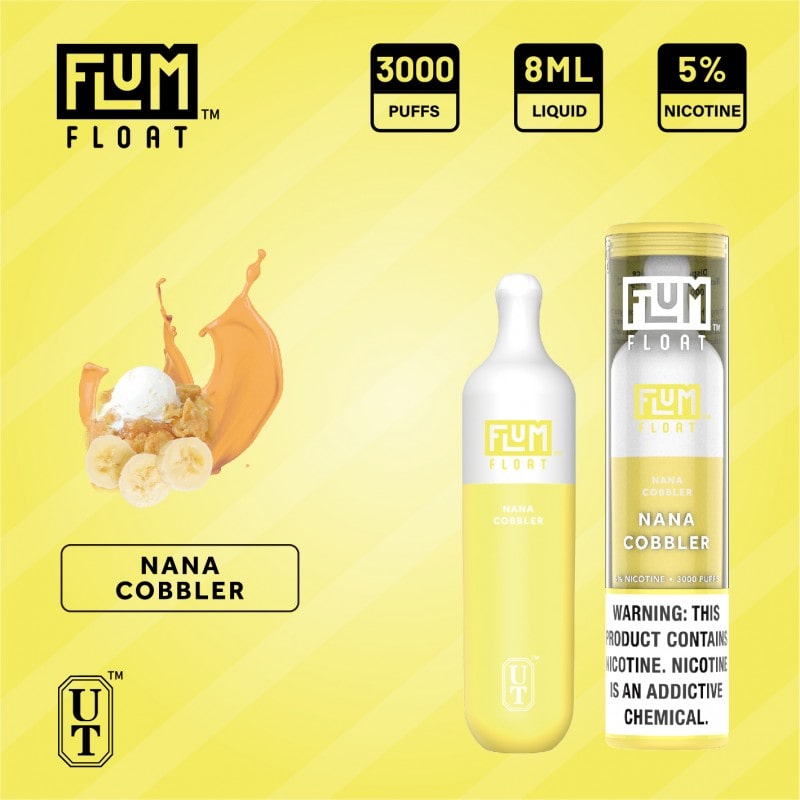 FLUM FLOAT NANA COBBLER 3000 PUFF DISPOSABLE PRICE POINT NY