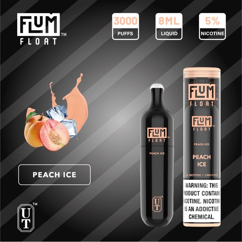 FLUM FLOAT PEACH ICE 3000 PUFF DISPOSABLE PRICE POINT NY
