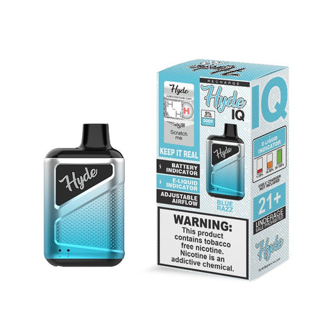 HYDE IQ BLUE RAZZ 5000 PUFF DISPOSABLE DEVICE | PRICE POINT NY