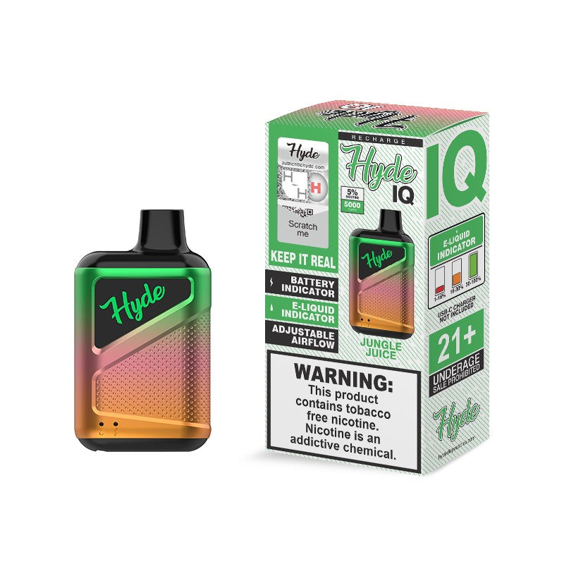 HYDE IQ JUNGLE JUICE 5000 PUFF DISPOSABLE DEVICE | PRICE POINT NY