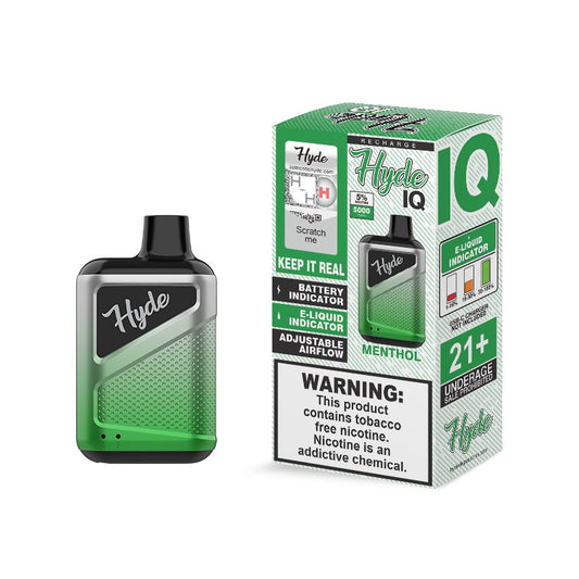 HYDE IQ MENTHOL 5000 PUFF DISPOSABLE DEVICE | PRICE POINT NY