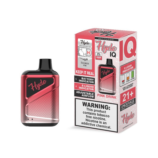 HYDE IQ PINK DRINK 5000 PUFF DISPOSABLE DEVICE | PRICE POINT NY