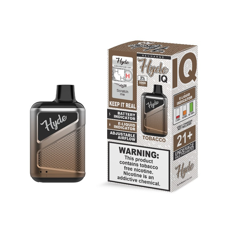HYDE IQ TOBACCO 5000 PUFF DISPOSABLE DEVICE | PRICE POINT NY