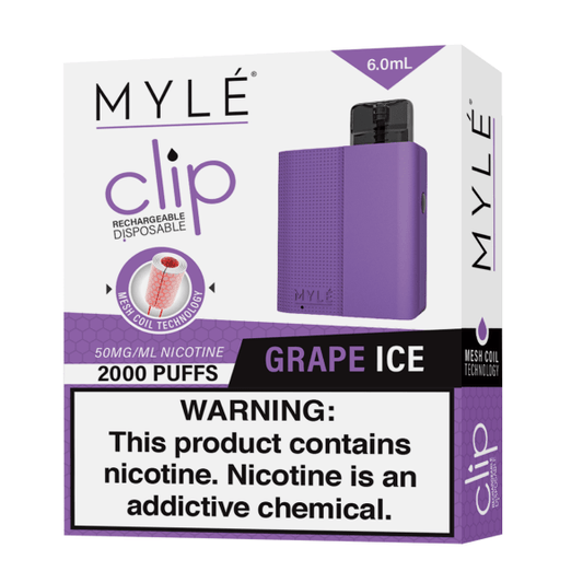 MYLE CLIP GRAPE ICE DISPOSABLE DEVICE | PRICE POINT NY