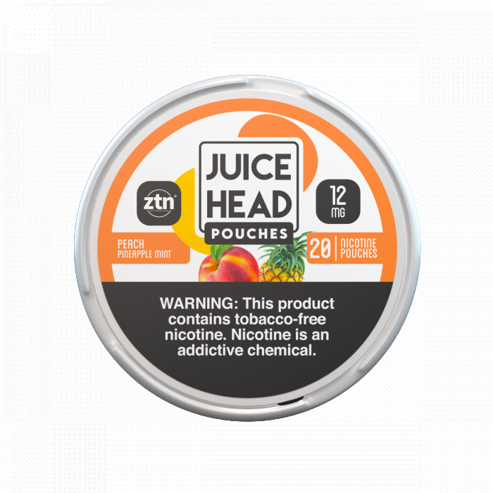Juice Head Pouches - Peach Pineapple Mint 12mg