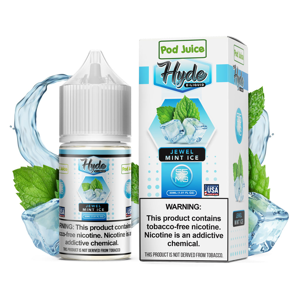 Pod Juice x Hyde TFN Salt Nic - Jewel Mint Ice | America's Vape Shop Price Point NY Pod Juice x Hyde TFN Salt Nic - Jewel Mint Ice | America's Vape Shop Price Point NY