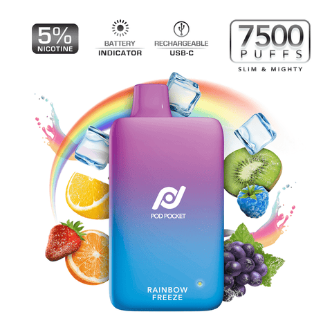 Pod Pocket 7500 - Rainbow Freeze