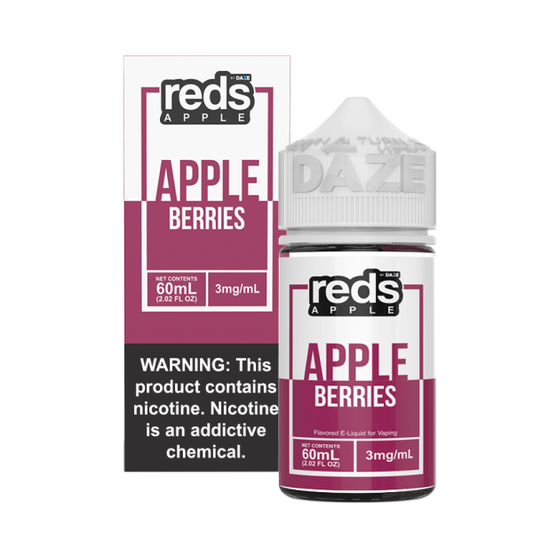 Reds Apple Free Base Nicotine - Apple Berries | 60mL