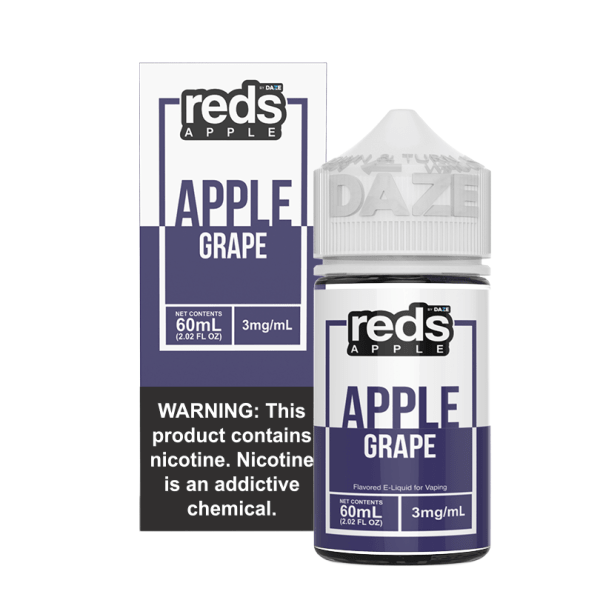 Reds Apple Free Base Nicotine - Apple Grape | 60mL