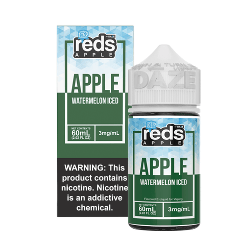Reds Apple Free Base Nicotine - Apple Watermelon ICED | 60mL