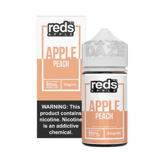 Reds Apple Free Base Nicotine - Apple Peach |  60mL