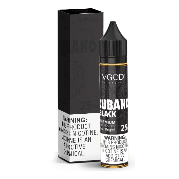 SaltNic Labs VGOD Cubano Black | 30mL | Salt Nic Liquid | Price Point NY