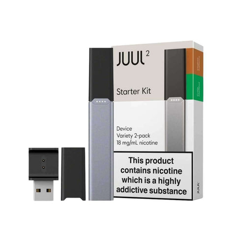JUUL2 STARTER KIT WITH DEVICE, PODS, AND USB CHARGER