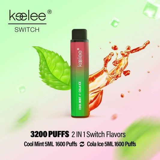 keelee Switch 2-in-1 Disposable Device - Cool Mint & Cola Ice | Price Point NY