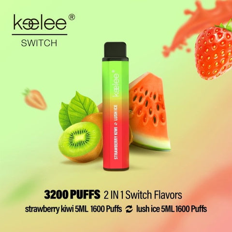keelee Switch 2-in-1 Disposable Device - Strawberry Kiwi & Lush Ice | Price Point NY
