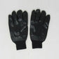 New 12 pair pack size L coated cotton Black PVC coated gloves: Style # US-HCG