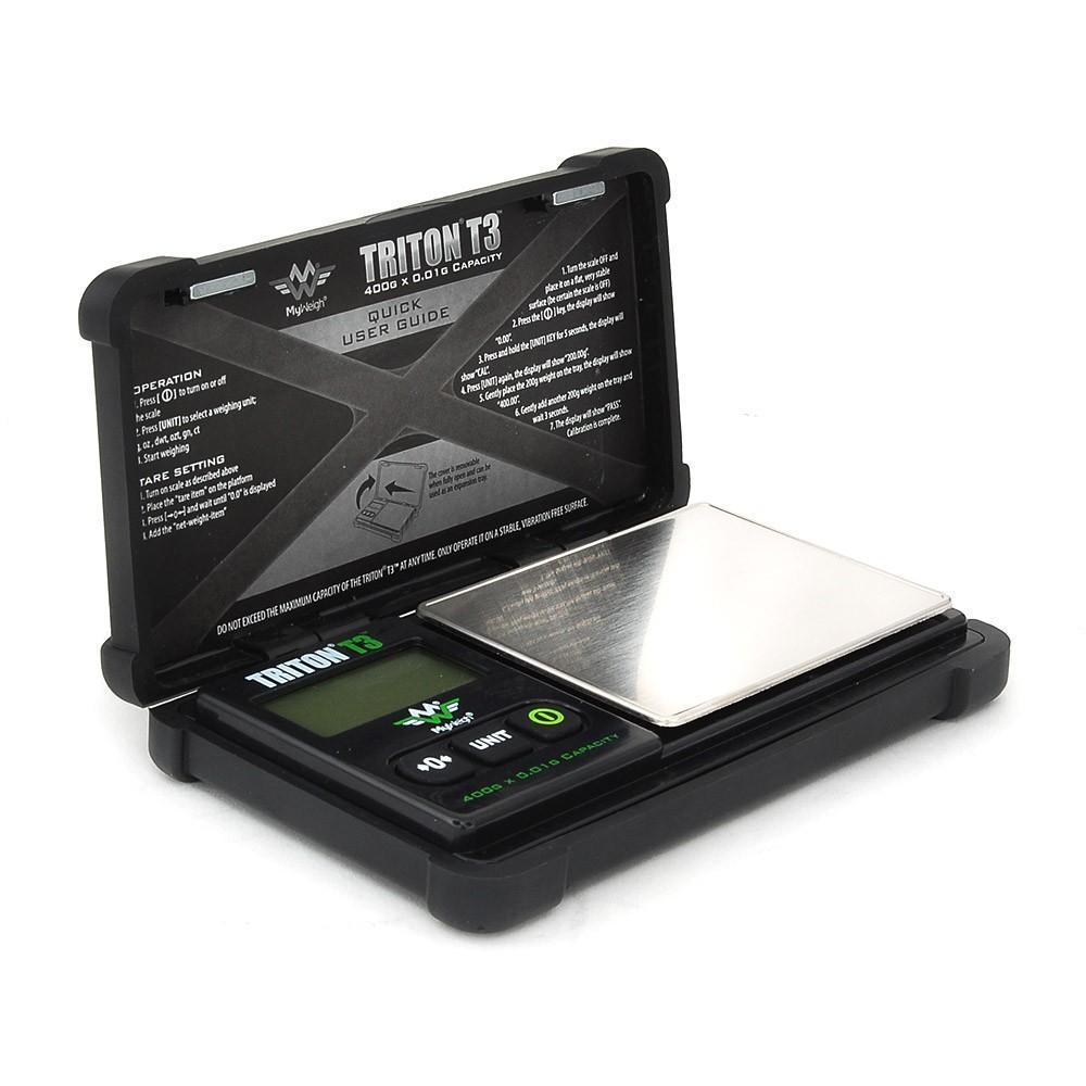 Scales - My Weigh T3-400 Triton T3 400 Gram X 0.01 Digital Pocket Scale Black